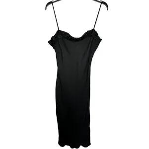 Vintage KiKi USA Black Polyester Formal Dress thumbnail 2