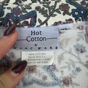 Free People Vintage 90s Marc Ware floral retro corduroy print jacket thumbnail 6