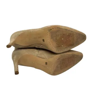 Vince Camuto Boots Size 8‎ Leather Womens Tan Almond Toe Side Zip Ankle Booties thumbnail 8