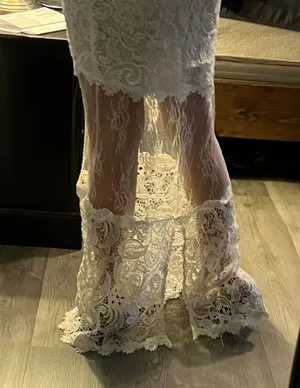 Floral Lace Cut Out Dress thumbnail 5