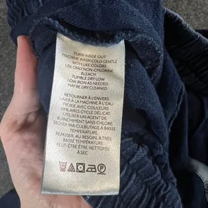 Anthropologie Pilcro Indigo Blue Linen Blend Drawstring Jogger Pants XS Boho thumbnail 11