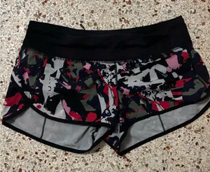 Lululemon Run Speed Shorts in the "Pop Cut Boom Juice" size 6 thumbnail 1