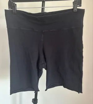Mimi Maternity Black High-Rise Bike Shorts thumbnail 1