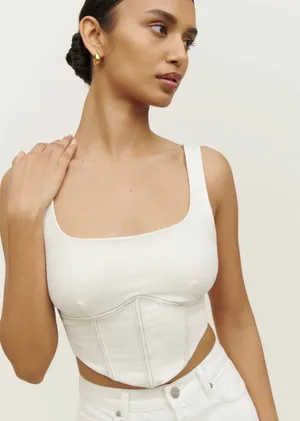 Reformation Melina Knit Top thumbnail 1