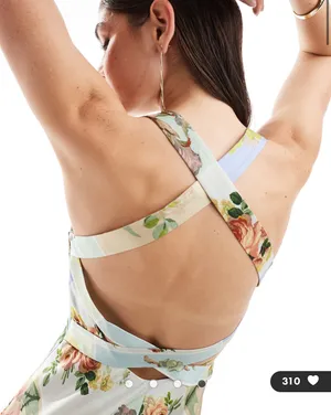 ASOS Floral Maxi Dress thumbnail 4