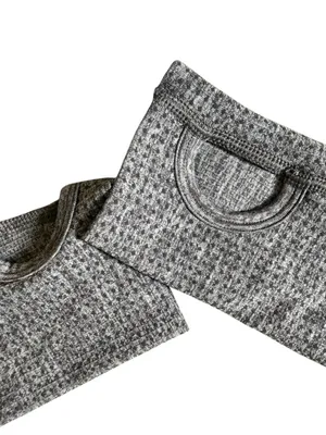 Gymshark Women Vital Crop Top Size Small Grey Seamless Long Sleeve Athletic thumbnail 6