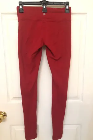 Lululemon Red Full Length  Leggings thumbnail 2