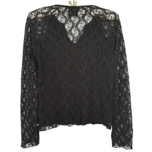 90s Polo Jeans Co.‎ Ralph Lauren L Lace Sheer Top Whimsigoth Fairy Grunge Y2K thumbnail 2