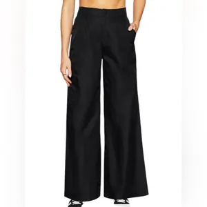 Fabletics Women's Cargo Wide Leg Pants Black Size L Pull On High Waisted Sporty thumbnail 2