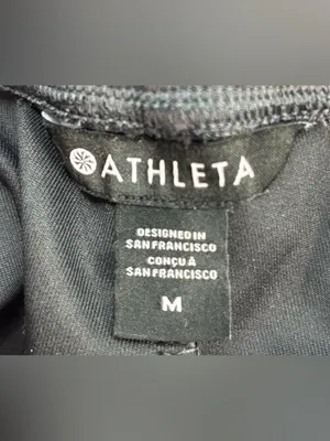 Athleta M Gray Drawstring Relaxed Athletic Pants thumbnail 7