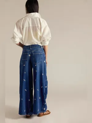 Free people Westward Embroidered Jeans thumbnail 3