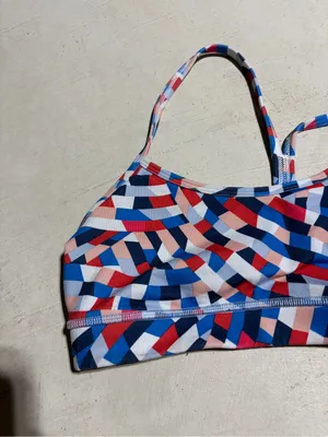 Lululemon colorful patterned sports bra 6 thumbnail 4