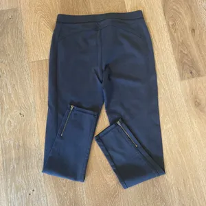 Abercrombie & Fitch Ponte Pants Legging‎ Women’s L Dark Gray Zip Cuff Slim Fit thumbnail 5