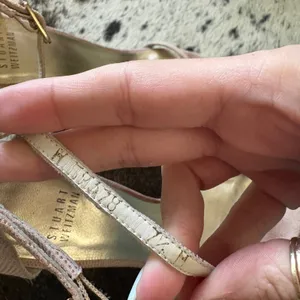 Stuart Weitzman The Nudist Sandals Heels size 7.5‎ thumbnail 7
