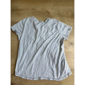 Pilcro Anthropologie Gray Short Sleeve Burnout T-Shirt Womens Size Medium thumbnail 6