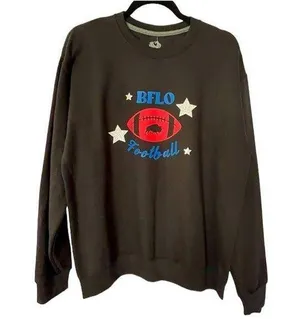 Buffalo bills sweatshirt Black Size M thumbnail 1