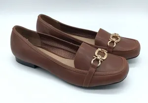Charter Club Womens Alettee Loafers Flats Slip On Faux Leather Brown 8 thumbnail 1