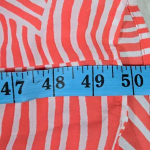 Old‎ Navy Womens Maxi Strapless Tube Dress Coral White Abstract Print Size M thumbnail 9