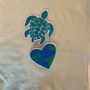 NWT! Madewell Supima® Rib Halter‎ Tank Top Lt Green Sz M - Damaged with Patches thumbnail 16