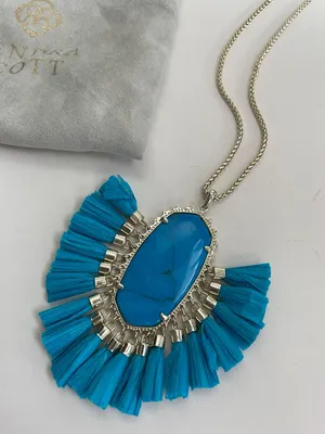 Adjustable Blue Necklace thumbnail 1