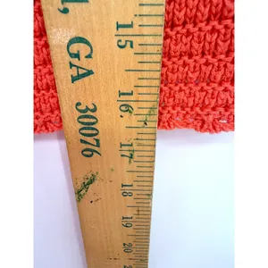 Aerie Summer Nights Tank Crochet Crop Top Women Small Coral Boho Coastal Beach‎ thumbnail 10