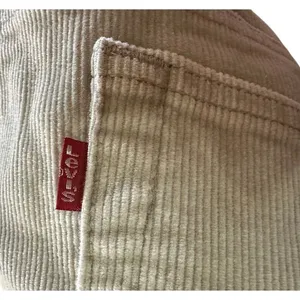 Levi's Cream Corduroy low rise Pants Y2K Style Retro boot cut Trousers size‎ 16 thumbnail 5