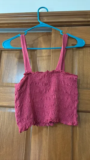 American Eagle Ruffle Top thumbnail 2