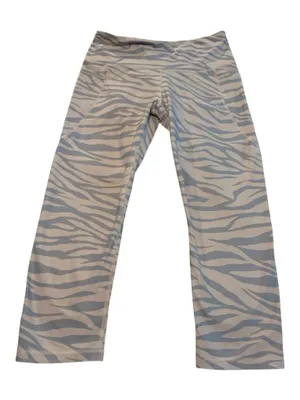Old Navy Powersoft Zebra Print Capri Workout Leggings - Women's Large thumbnail 1
