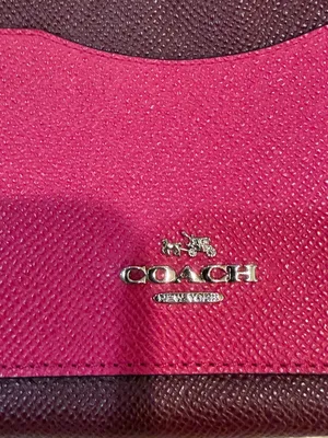 NWOT Coach Pink Colorblock Wristlet - Flawless! thumbnail 2