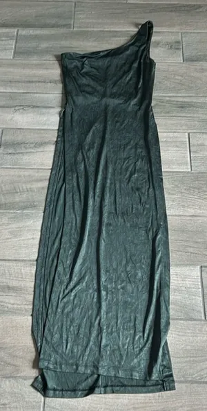 Haus of pink lemonaid one shoulder high slit dress thumbnail 1