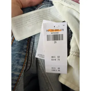 NWT Abercrombie Light Wash Denim High Waisted Slit Midi Skirt Western 90s thumbnail 7