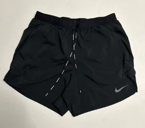 Nike Dri-FIT Black Running Shorts Reflective Logo Men’s Size Small thumbnail 1