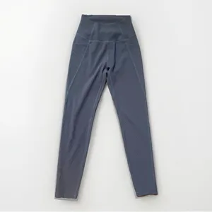 Wilo The Label Base Ribbed Legging Charcoal Gray Size Small Pockets Workout NWOT thumbnail 4