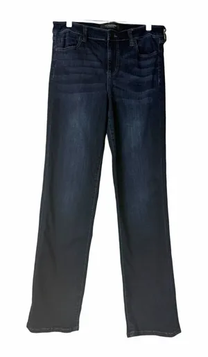 Liverpool Los Angeles Straight Leg Halifax Dark Wash Stretch Jeans Size 10 thumbnail 1
