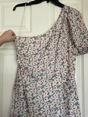 ASTR THE LABEL Santorini Floral One Shoulder Midi Dress thumbnail 7