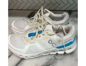 On Cloudrunner Women’s Size 7.5 White Blue Running Shoes EU 38.5 CloudTec thumbnail 6