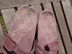 Merrell slide sandals Marron suede 2 Sized Shoes size 9 & 10 thumbnail 5