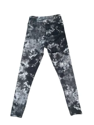 ivory ella Black & Gray Marble Tie-Dye Leggings thumbnail 5