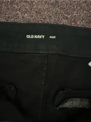 Old Navy Women's Black Pixie Pants thumbnail 2
