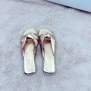 New York & Co Guadalup rose gold slip on sandals thumbnail 4