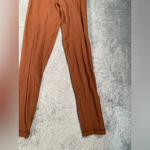 Aerie Brown waffle knit real me 7/8 High-rise Leggings small thumbnail 4