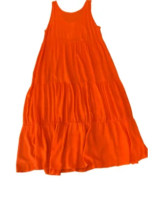 Sweet Adelyn NET tank Dress Large Orange thumbnail 1