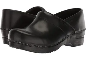 Dansko Professional Leather Clogs Arch Rocker Anti-Fatigue Slip On Black 6 thumbnail 1
