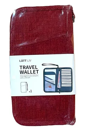 LÄTT LIV Red Travel Wallet thumbnail 1