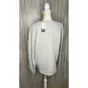 NWT‎ Women's Large NHL Washington Capitals Long-Sleeve Sweatshirt Heather Gray thumbnail 4