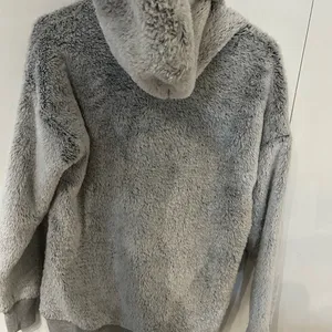 Aerie XS Gray Cozy Fleece Womens thumbnail 8