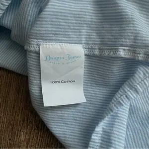 Draper James Blue Embroidered Sleeve Blouse Size Small thumbnail 4