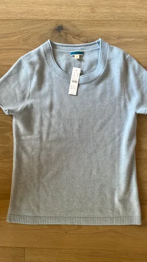 J.Crew 100% Cashmere Short Sleeve Sweater thumbnail 1