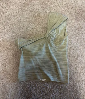 One-Shoulder ZARA Top Crop thumbnail 1
