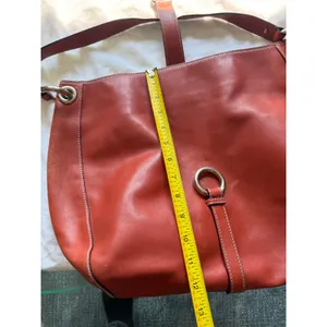 Marc Jacobs Collection Burnt Orange Leather Hobo Shoulder Bag Large thumbnail 9